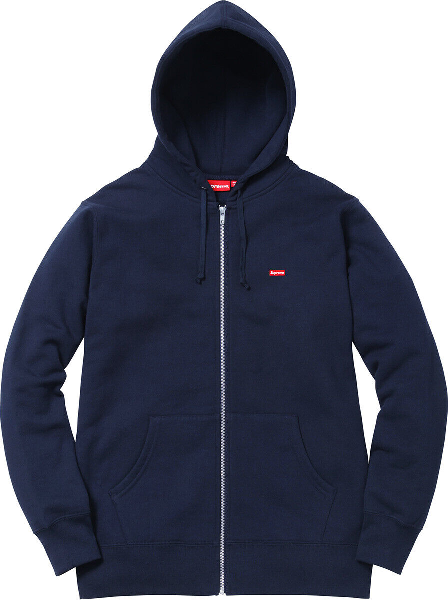 Supreme Small Box Logo Zip Up Hooded Sweatshirt FW17 (FW17SW43) Men Sizes  M-XL