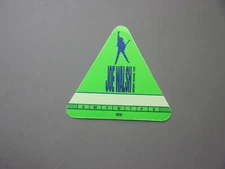 Joe Walsh backstage pass satin sticker green triangle The Eagles OTTO !