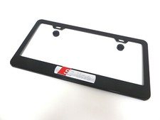 1 3d S Line Black Coated Metal License Plate Frame Holder Sportline 1 3d S Line Black Coated Metal License Plate Frame Holder Sportline