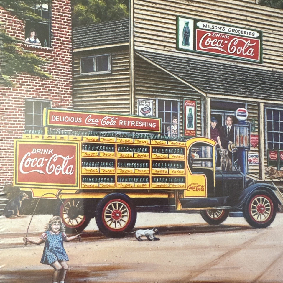 Coca-Cola 1000 Piece Puzzle "All Aboard" 24" x 30" 1JIG10575 2011 New - Image 2 of 4