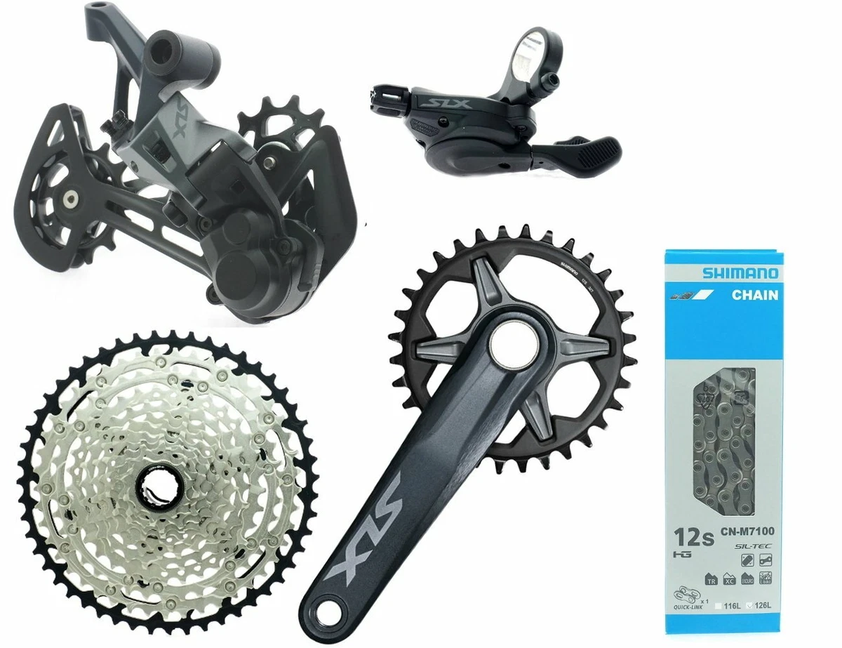 Shimano SLX M7100 Groupset, 1x12, w/o crankset