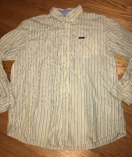 CHAPS by Ralph Lauren Work Dress Casual Button Up Authentic Shirt Mens Sz XL #