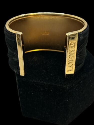 Vintage Rare LOEWE SPAIN Gold Plated Cuff 1990’s - Picture 2 of 6