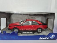 Solido 1:18 Die Cast Metal Auto Renault Fuego Turbo 1980 Rosso Art S1806401