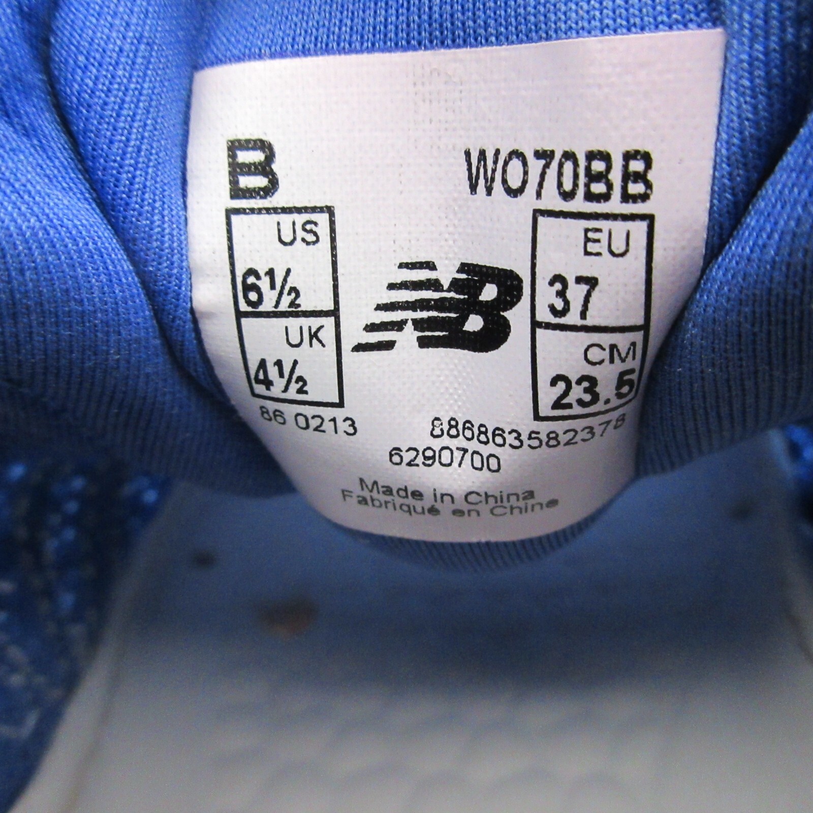 New Balance Minimus Womens Size 6.5 Shoe Sneaker Water Paddle Kayak WO70 Blue
