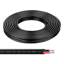 18 Gauge Wire, 30FT Flexible Tinned Copper Electrical Wire for Automotive, Home