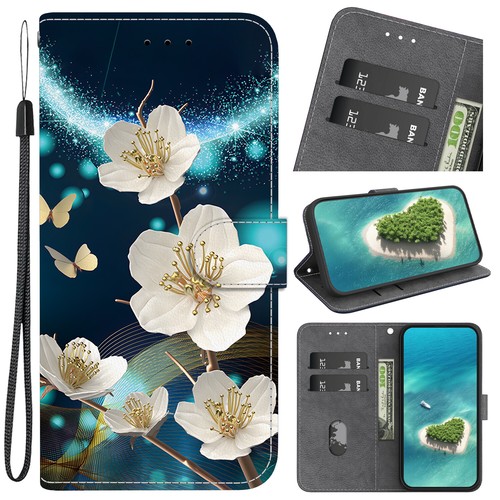Patterned Leather Cover Flip Wallet Case For Nokia 5.4/3.4/1.3/3.3/4.2/6.2/7.2 - Picture 15 of 32