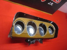 1969 Ford Mustang Cluster Assembly Gauge Speedometer Woodgrain Bezel Deluxe 1969 Ford Mustang Cluster Assembly Gauge Speedometer Woodgrain Bezel Deluxe