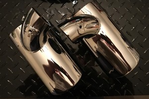 Exhaust Tail Pipe Tip Set URO Parts W203EXHAUST