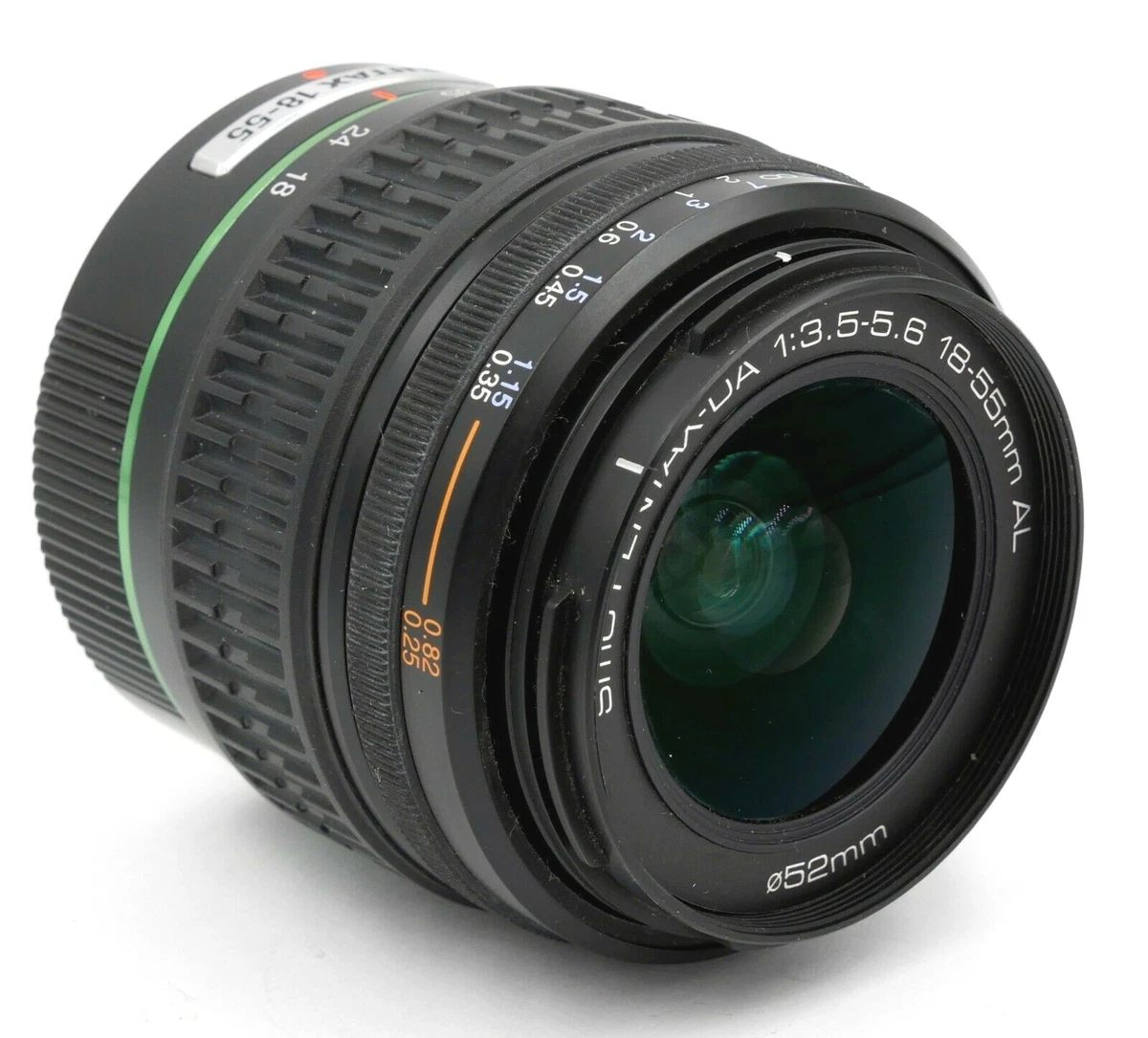 Pentax SMC Pentax-DA 18-55mm F3.5-5.6 AL Lens (black)