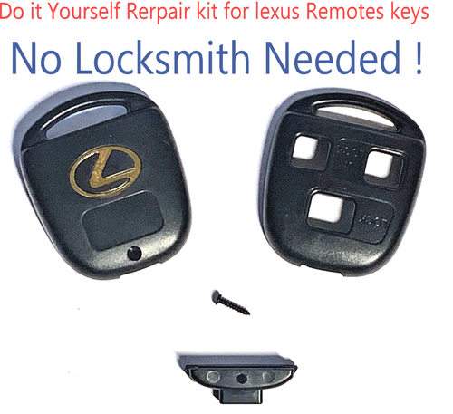LEXUS Remote Head Key SHELL 3 BUTTON Repair Kit USA Seller A++ - Bild 1 von 4