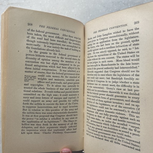 Critical Period of American History 1783-1789 by John Fiske / 1888 Rebound HC - Picture 8 of 13