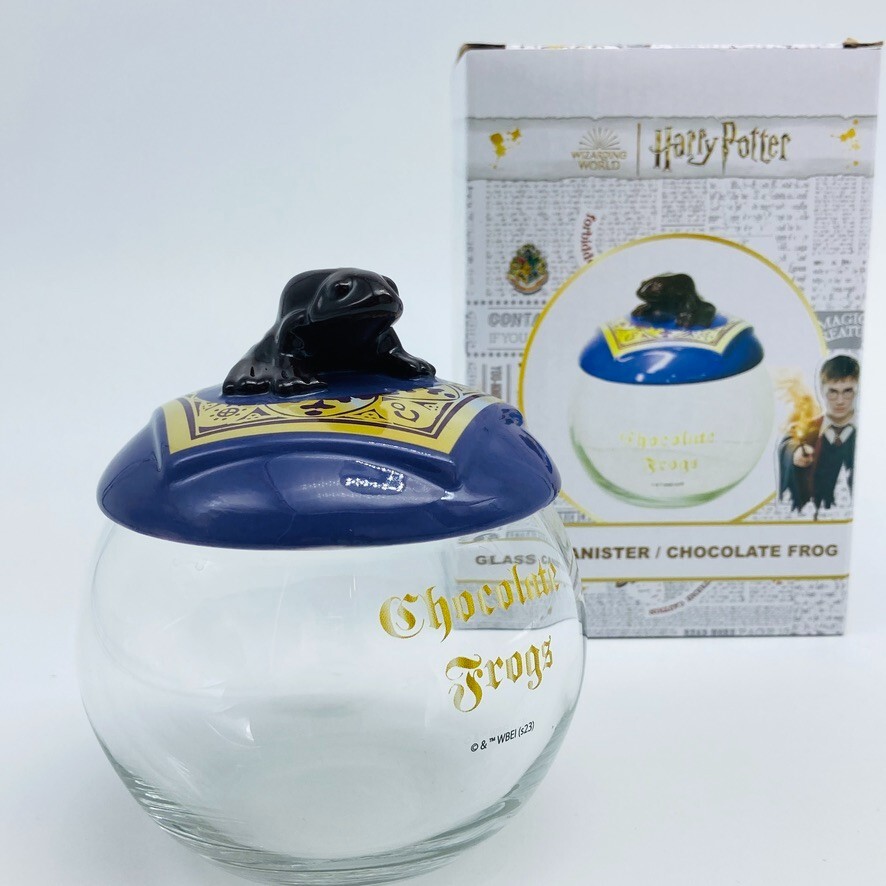 Bote de vidrio Harry Potter Honeydukes chocolate rana mundo mágico