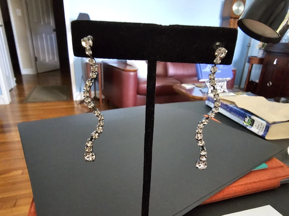 Белк гематит серьги тон стойка назад подвеской - очень легкий - Изображение 4 из 4