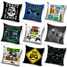 Gamer Cushion Covers Video Game Cushions Cases Sofa Bed Gaming Pillowcase Gift