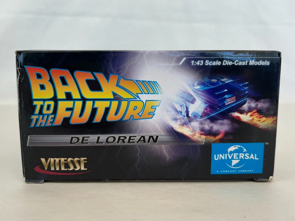 Vitesse De Lorean 1:43 Die Cast Back To The Future Movie Car Time Machine 1 2 3 - Image 4 of 4