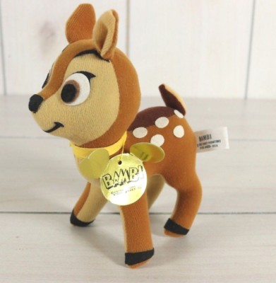 Vintage Walt Disney 1970's Bambi Stuffed Animal Plush #0223-9056 With ...