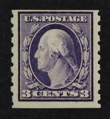 CKStamps: US Stamps Collection Scott#394 3c Washington Mint H OG 24 1/2mm