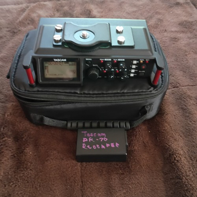#ad #ad TASCAM DR 70D Linear PCM Portable Recorder Dual Rec XLR In free gifts oh my $85.37