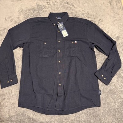 Tyndale NWT Men's FRMC Tradesman FR Button Down Shirt M110T Sz L