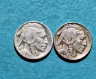 1925 S & 1938 D Buffalo Nickel 5 Cents - Key Dates
