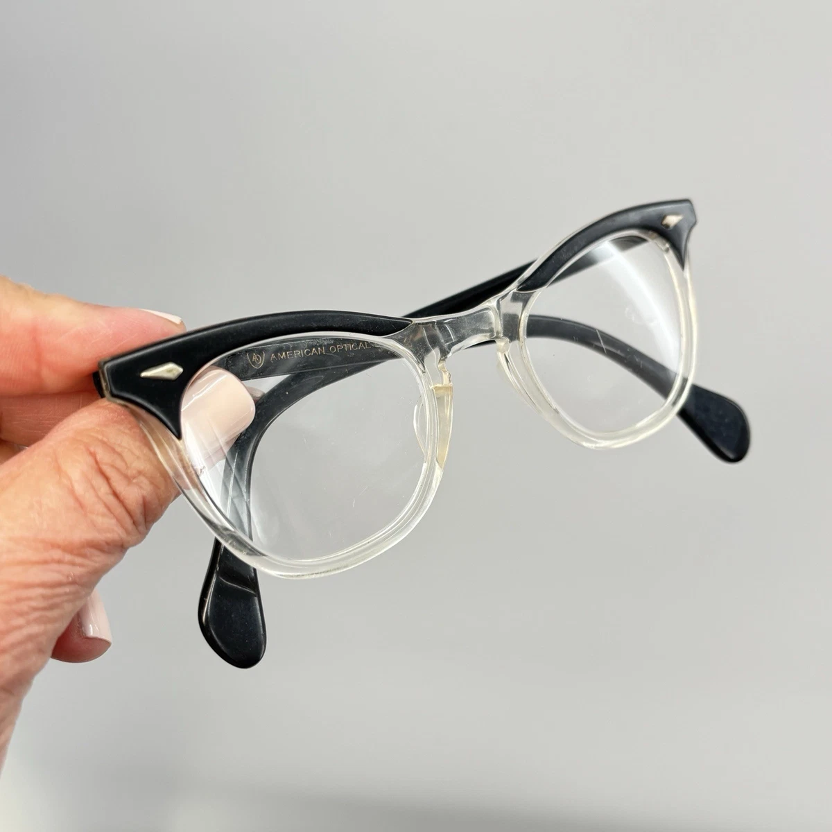 Black Adult Unisex 1960s Vintage Eyeglasses for sale | eBay
