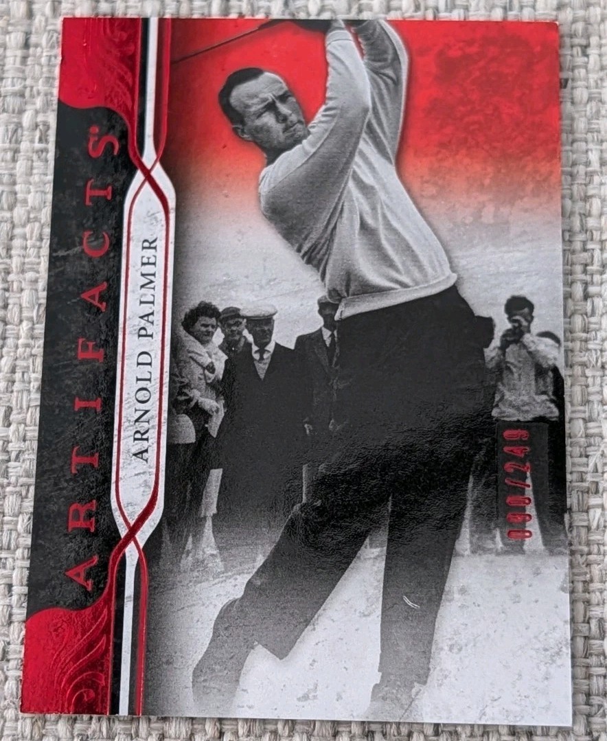 2021 Upper Deck Artifacts PGA Golf Arnold Palmer RED /249 SP PGA