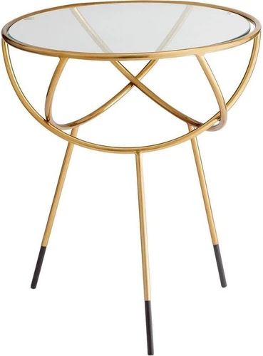 Gyroscope Side Table - Stylish 22.25" Tall & 18.5" Wide - Picture 1 of 8