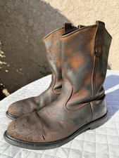 **well Worn** Red Wing Boots Mens 11.5 D Pecos 2251 Work Utility Steel Toe Usa