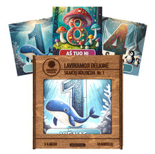 Wooden Number Learning Puzzle Cards, 10pc Montessori Game by Fantasy Puzzles