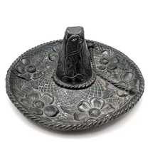 Vintage Taxco Sterling Silver Sombrero Eagle Figurine Mexico 9.1oz J.B. 1602