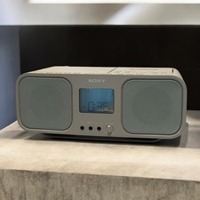 Sony CFD-S401 Wide FM CD Radio Cassette Player Beige Tested Working JAPAN