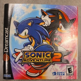 Sonic Adventure 2 Sega Dreamcast Instruction Manual Booklet ONLY THE MANUAL