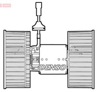 Denso InnenraumgebläSe DEA12002 FüR Iveco Stralis 42553954 24V 1