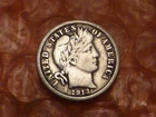 1913 Barber Silver Dime Higher Grade #DB