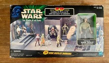 Star Wars - Power of the Force - 3-D Diorama - Jabba's Palace with Han Solo