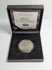 2017 King Canute £5 Proof Cupro-Nickel Jersey Coin Boxed & COA Low Issue