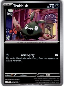 trubbish pokemon card value - Terastal Festival ex Colorless Super Poison Breath (20) Your opponents Active Pokmon is now Poisoned Trubbish Card | eBay