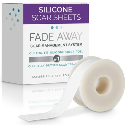 Fade Away Clinically Proven Silicone Scar Sheets Medical Grade Tape For Surgery