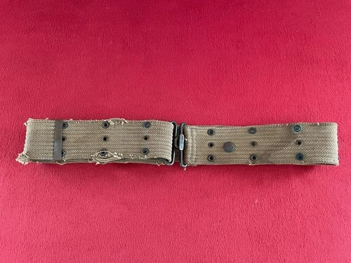US Military Army WWI M1912 WW1 Pistol Canvas Web Belt Mills 1917