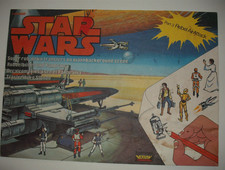 Raro Playset Trasferimenti Azione Star Wars 1977 UK Letraset #3 Attacco Aereo Ribelle