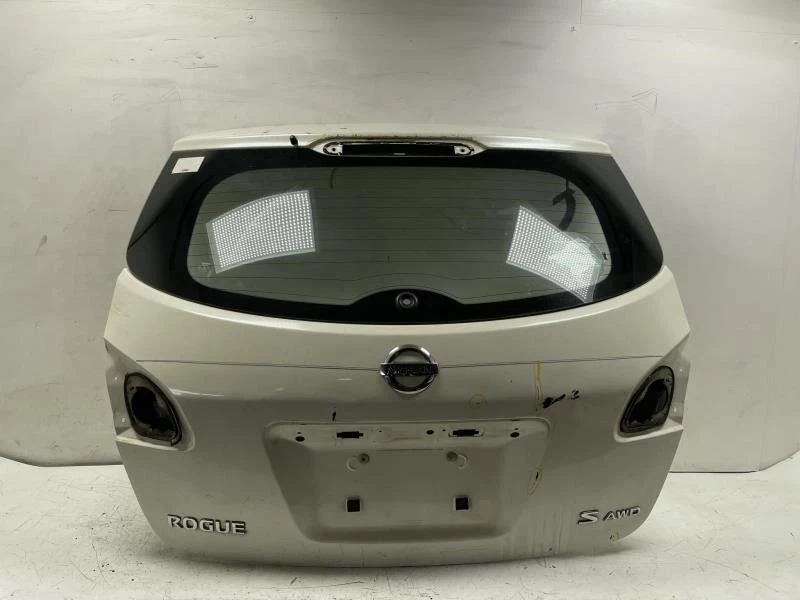 2009 NISSAN ROGUE ЗАДНИЙ БАГАЖНИК КРЫШКА ЗАДНЕЙ ДВЕРИ КОРПУС БЕЛЫЙ OEM + - Изображение 4 из 4