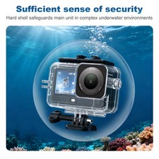 45M Protective Shell Cover for DJI OSMO Action 6 Transparent Tempered Glass Case