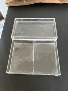 Clear Acrylic Set of Two Organizer Trays