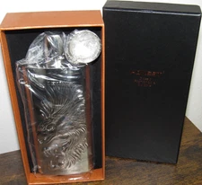 HONEST Stainless Steel Eagle FLASK 17 Oz. Brand New