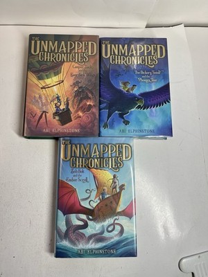 Abi Elphinstone The Unmapped Chronicles 3 Book Lot Hardcover Ex-Library