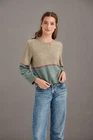 New Zealand Possum Fur Merino Wool Knitwear Horizon Jumper