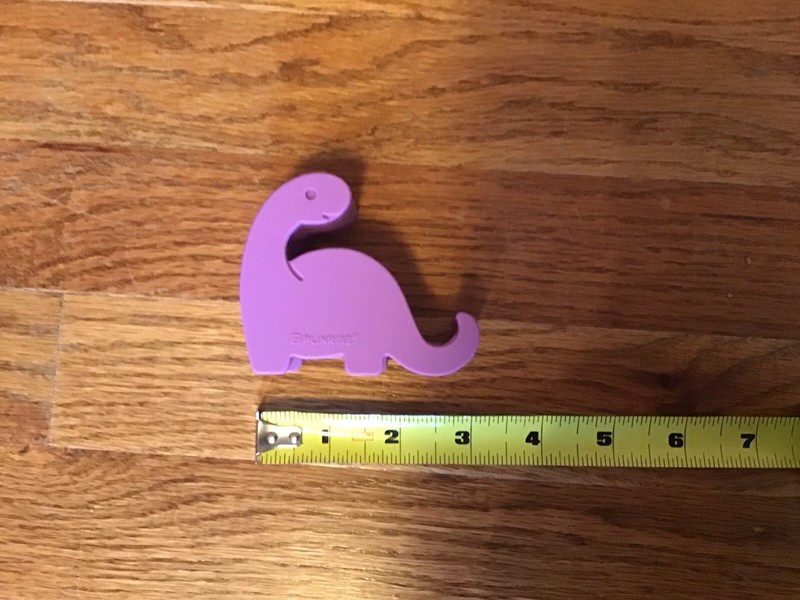 Plinrise Dinosaur Desk Stand Silicone Office Phone Holder Stand Purple