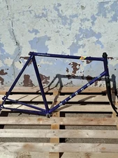 Retro Bicycle Frame – Used Miyata 414 Road Frame – 58 cm ST / 57 cm TT – Steel