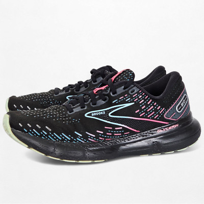 Brooks Womens Glycerin 20 Running Shoes Sneakers 9.5B 1203691B005 Black Pink